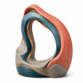 Escultura Decorativa Abstracta Multicolor