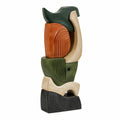 Escultura Decorativa Abstracta Apilada Multicolor