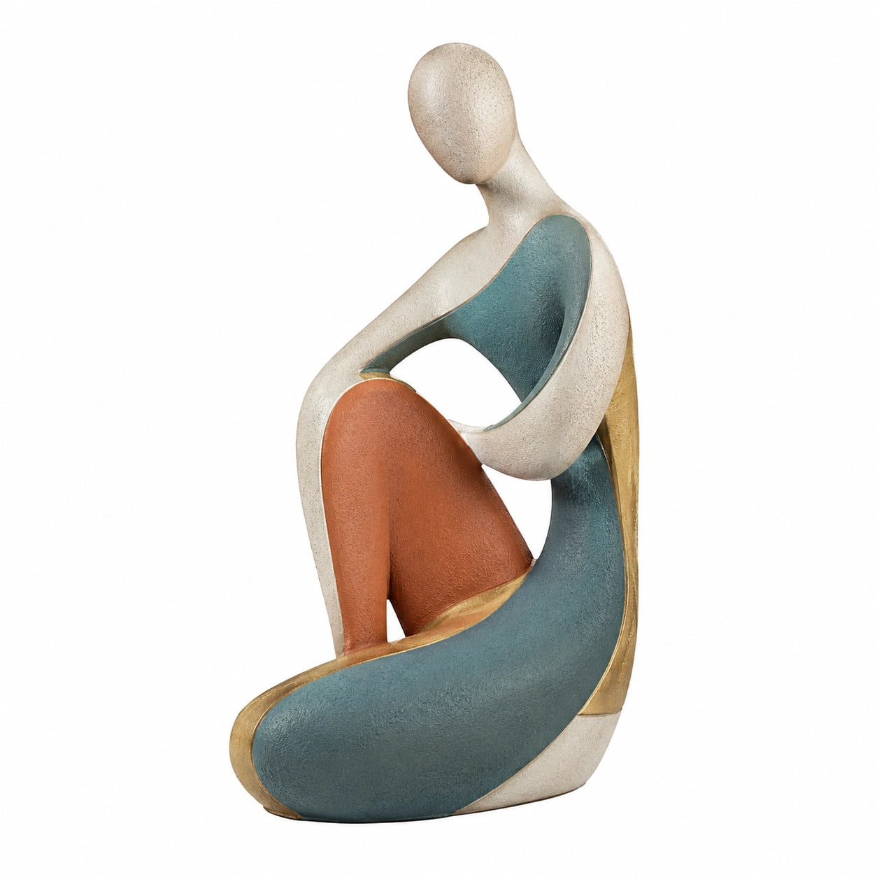 Escultura Decorativa Abstracta Multicolor