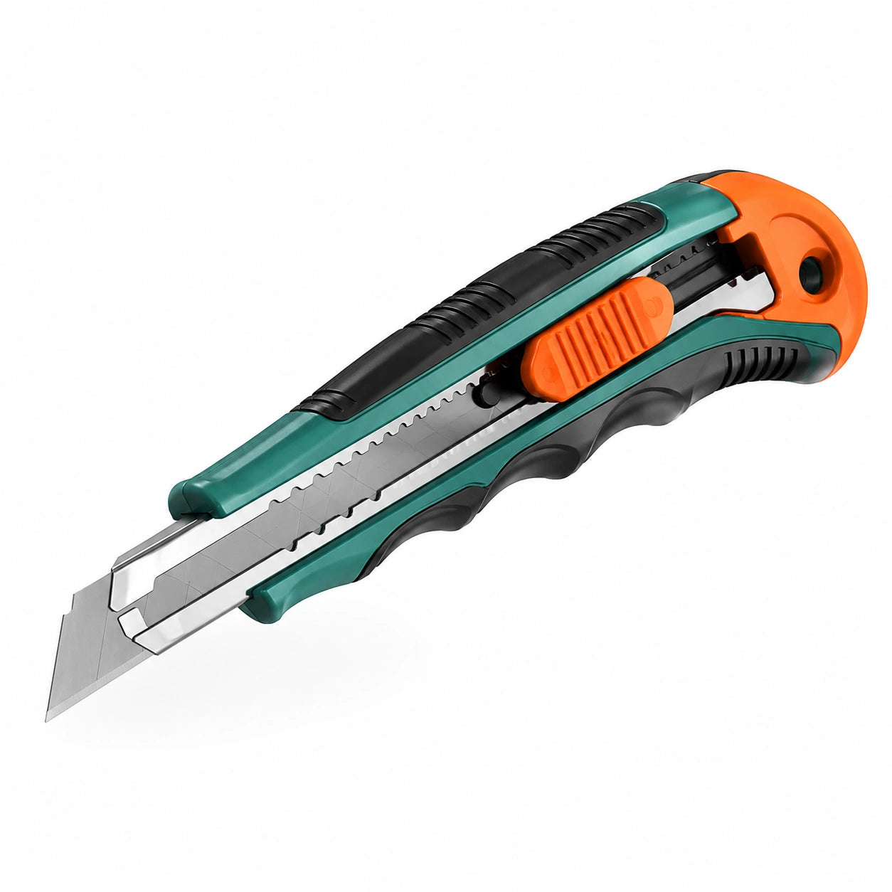 Cuchillo Cutter Profesional Verde y Naranja
