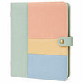 Cuaderno A5 Multicolor con Cierre de Botón