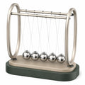 Péndulo de Newton Decorativo Plata/Negro