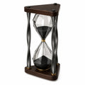 Reloj de Arena Decorativo Triangular Arena Negra 25cm