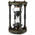 Reloj de Arena Decorativo Industrial Negro y Bronceado 20cm