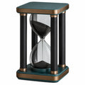 Reloj de Arena Decorativo Negro y Verde 25cm