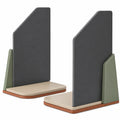 Sujetalibros Geométricos Negros y Beige