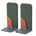 Sujetalibros Modernos Verde y Cobre