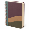 Cuaderno Espiral A5 Multicolor Morado Marrón Verde