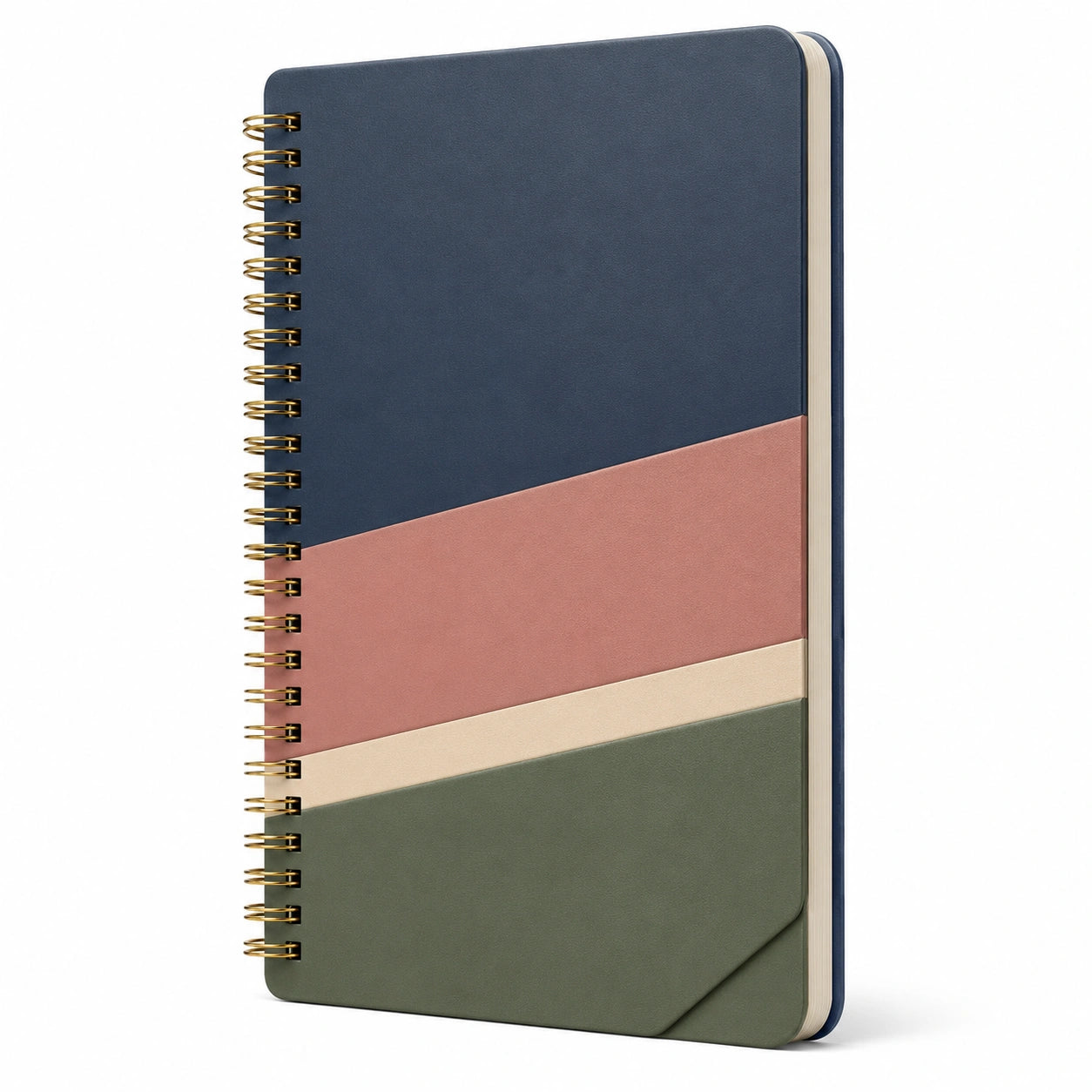 Cuaderno Espiral Geométrico Multicolor 21x14cm